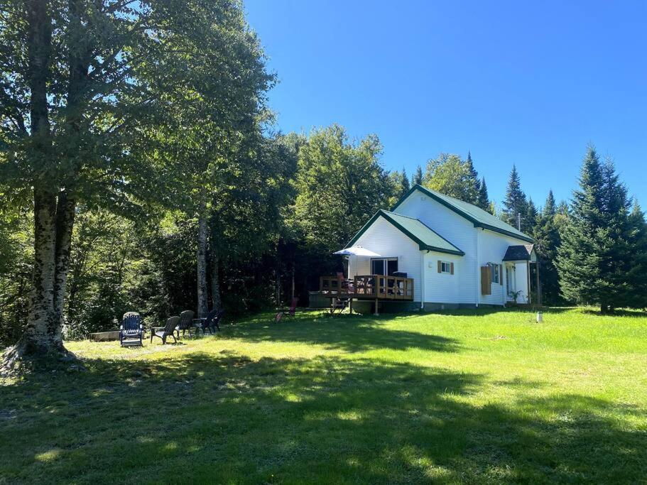 Le Jazz- Chalet Rustique/Chic Avec Spa Notre-Dame-Des-Bois Экстерьер фото