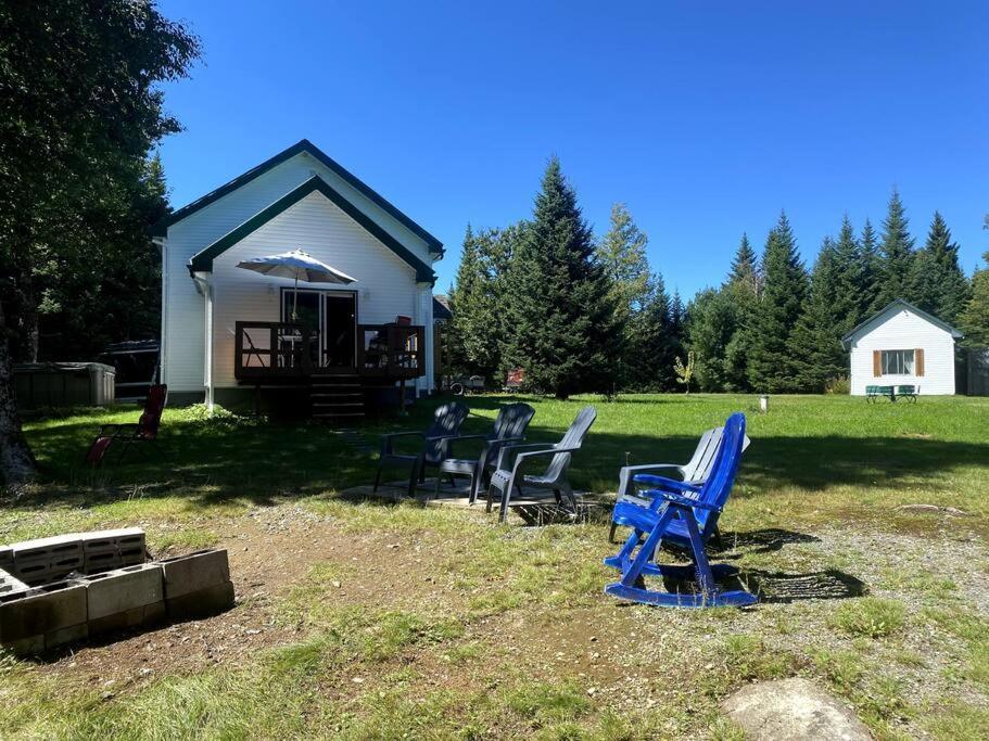 Le Jazz- Chalet Rustique/Chic Avec Spa Notre-Dame-Des-Bois Экстерьер фото