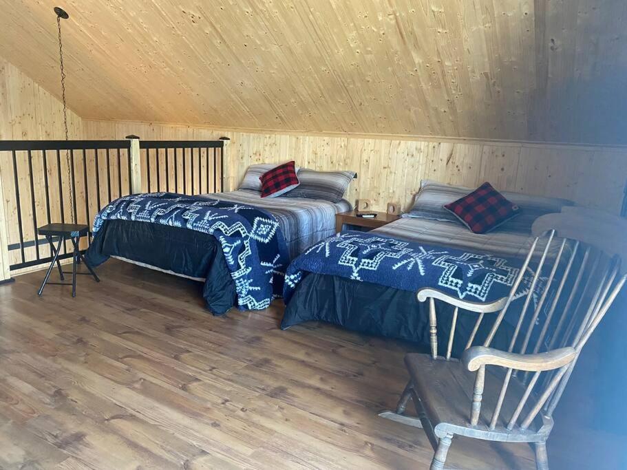 Le Jazz- Chalet Rustique/Chic Avec Spa Notre-Dame-Des-Bois Экстерьер фото