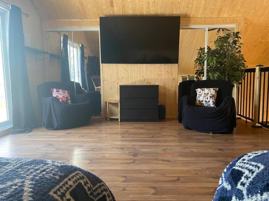 Le Jazz- Chalet Rustique/Chic Avec Spa Notre-Dame-Des-Bois Экстерьер фото