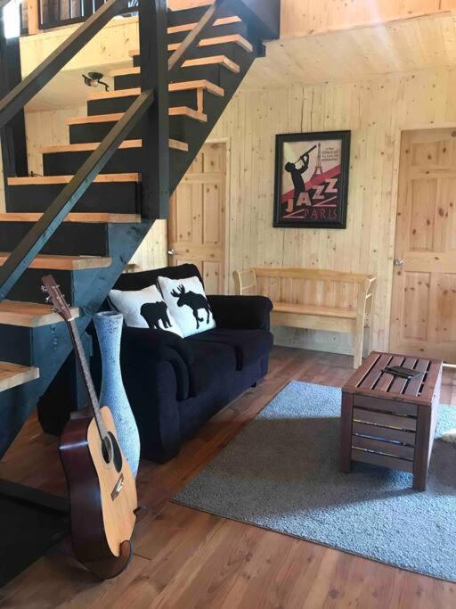 Le Jazz- Chalet Rustique/Chic Avec Spa Notre-Dame-Des-Bois Экстерьер фото